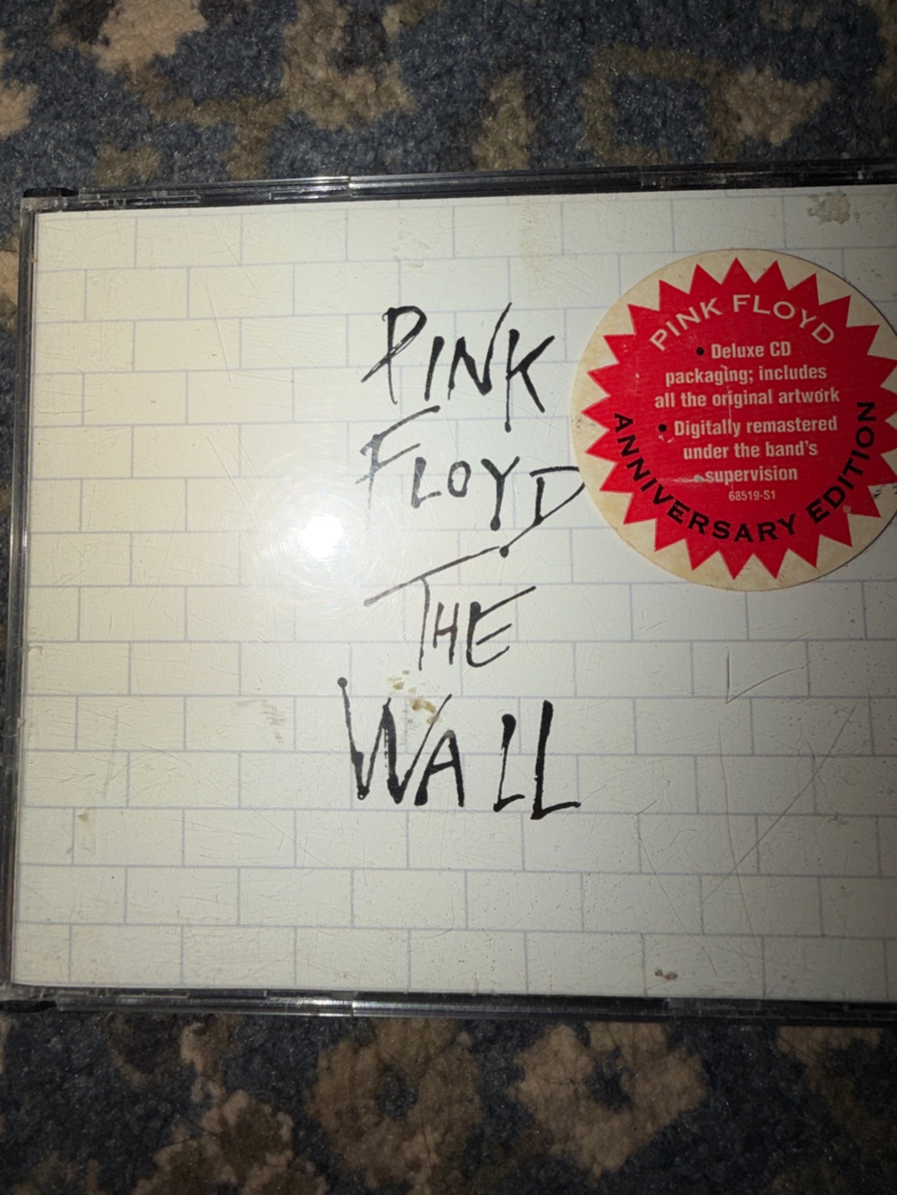 Pink Floyd White & Black Handwritten Wall Art